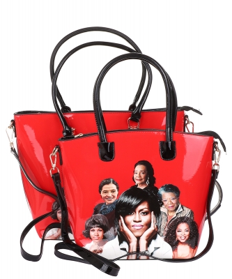 Michelle Obama and African American Icons Style Handbags Collection 28-MT6212 RED